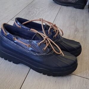 Sperry Women Dark Blue Rain Boots